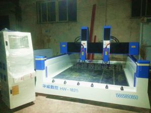 南充蓬安县HW1825双头重型石材雕刻机