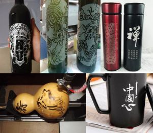 南充蓬安县酒瓶葫芦工艺品激光雕刻机